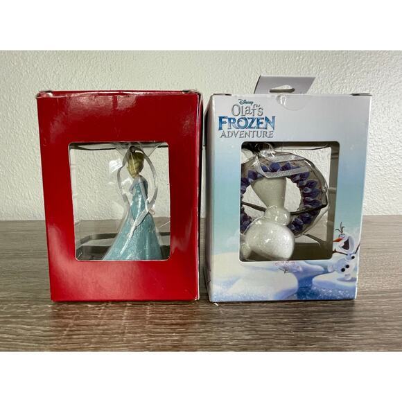 Hallmark Disney Frozen & Olafâs Frozen Adventure Christmas Ornaments Set - Picture 10 of 11